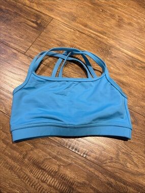 Mondor Girls' Light Blue Strappy sports bra
